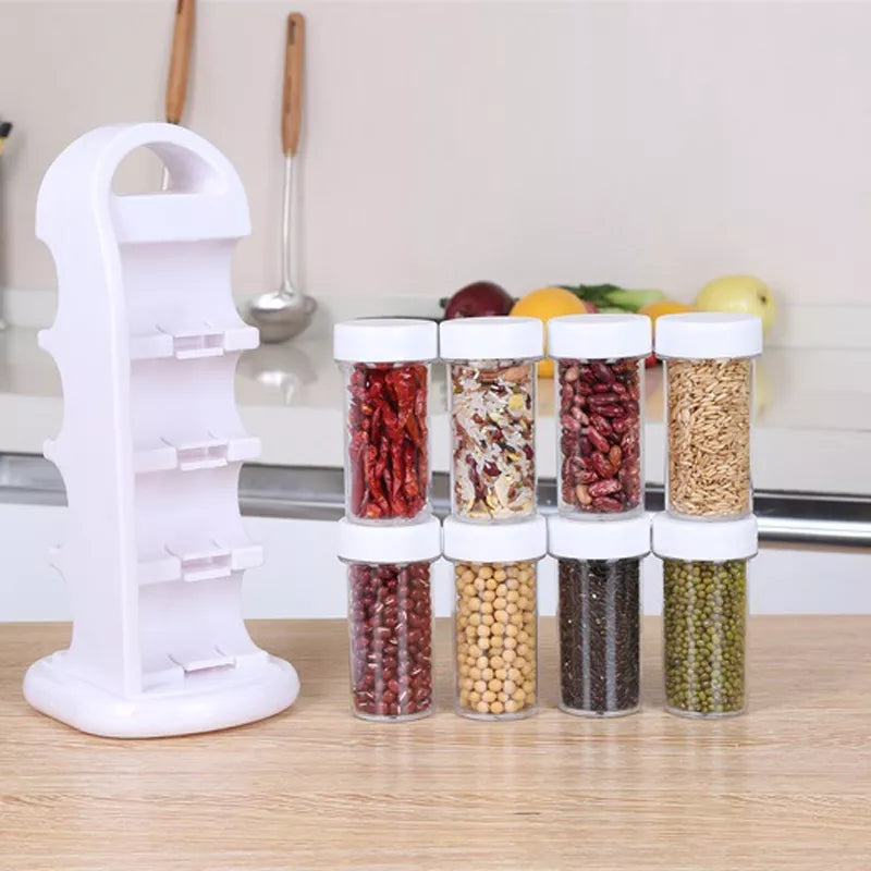 8Pcs Revolving Spice Set