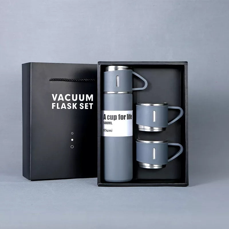 500Ml Vacuum Flask with Cups