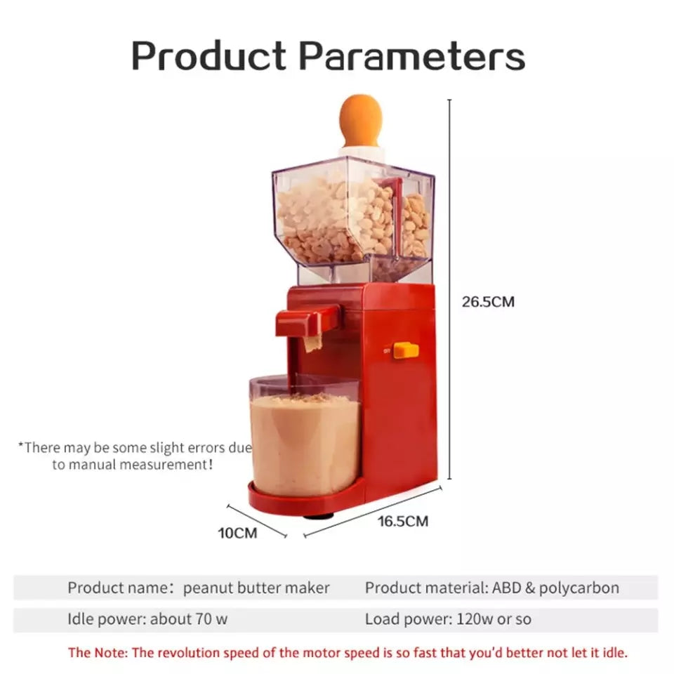 Electric Peanut Butter Maker