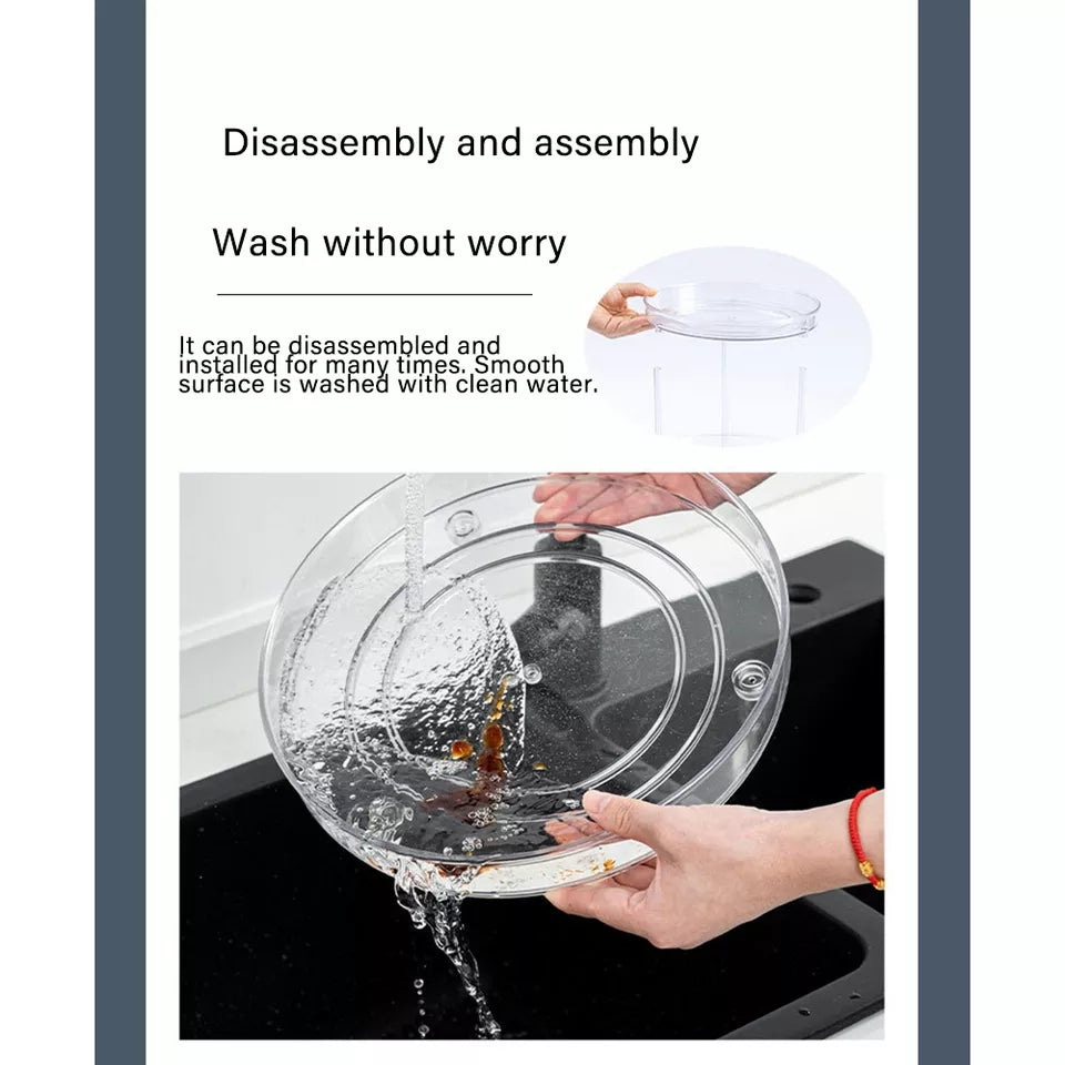 Rotating Clear Organizer/ lazy Susan
