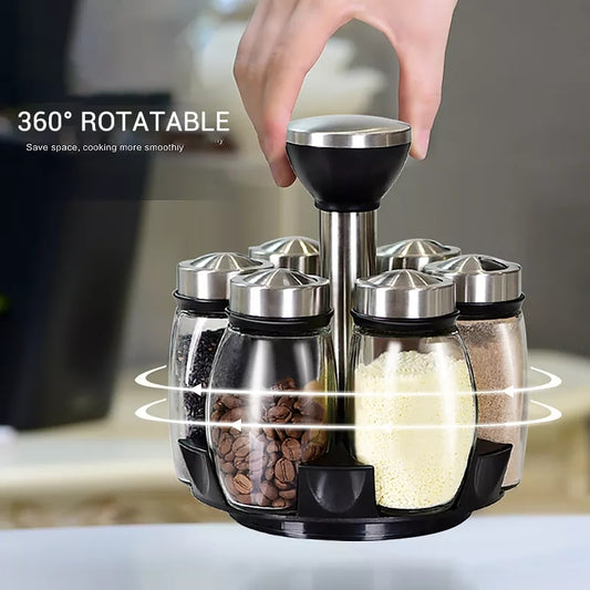 6 in 1 Rotating Spice Rack