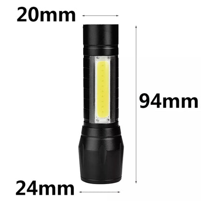 Rechargeable Aluminium 2 In 1 Torch