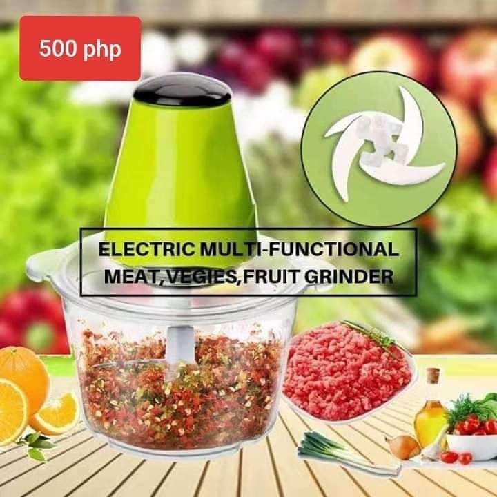 Electric meat/vegetable chopper