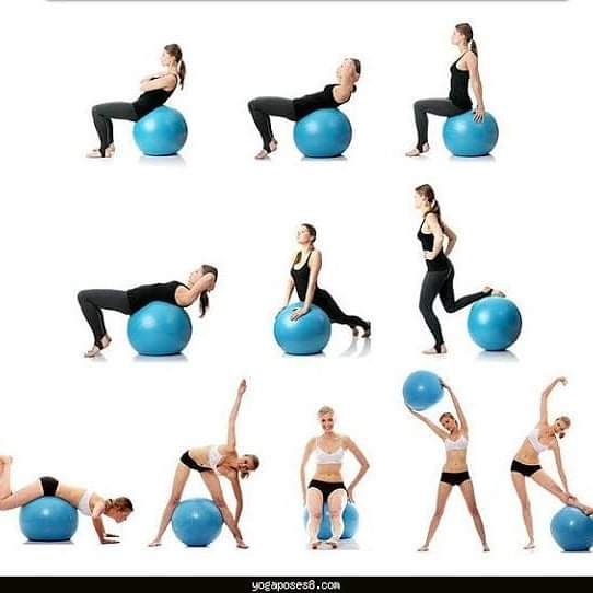 Anti-burst Yoga Ball