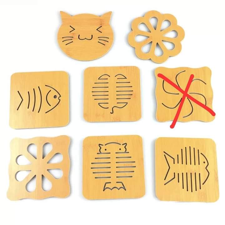 Wooden place mats