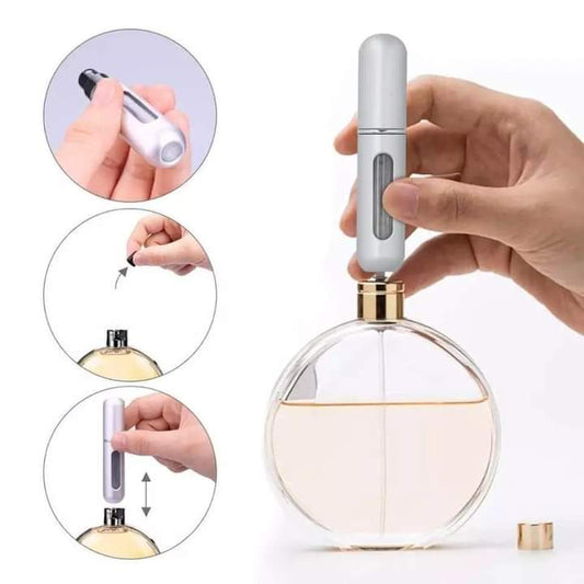 3 Refillable perfume spray bottles
