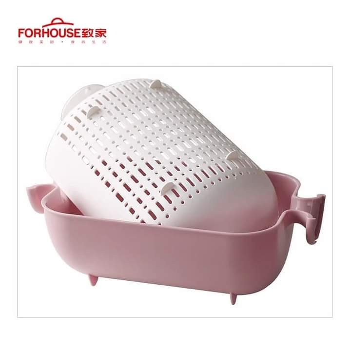 Multifunctional drain basket/fruit storage container,