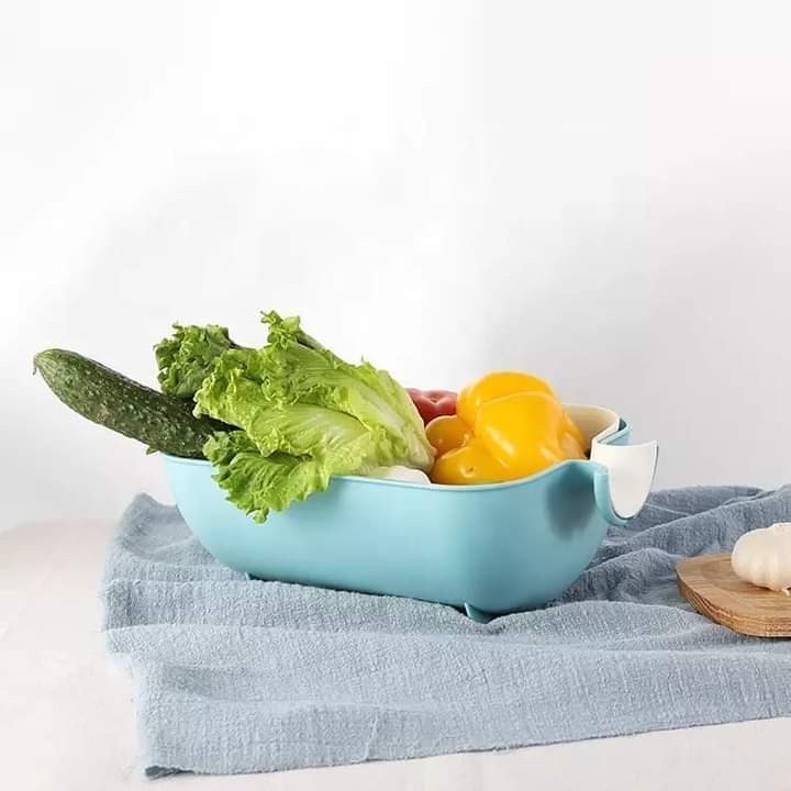 Multifunctional drain basket/fruit storage container,