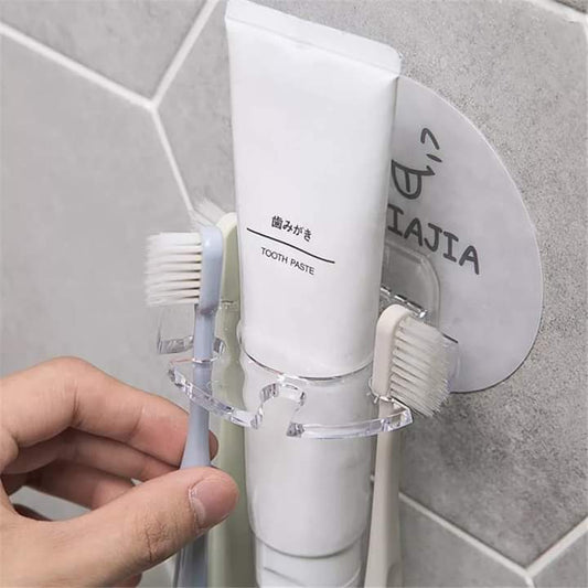 Toothpaste/Tooth brush holding rack