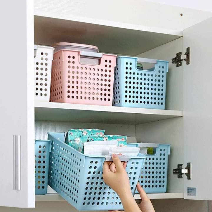 Dotty storage baskets