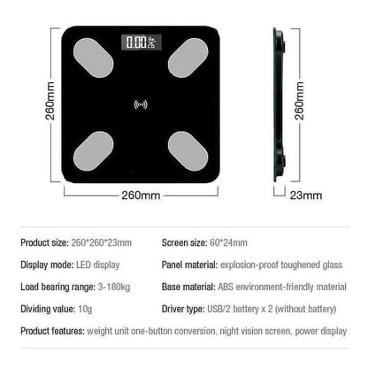 Bluetooth BMI Weighing Scale