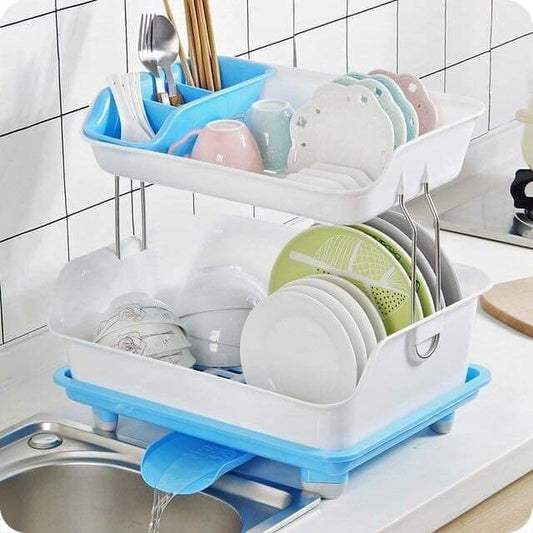 2 tier dish rack