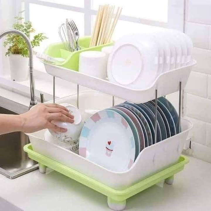 2 tier dish rack