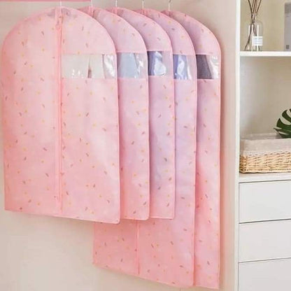 5 Dustproof wardrobe garment hanging bag