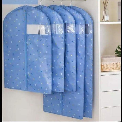 5 Dustproof wardrobe garment hanging bag