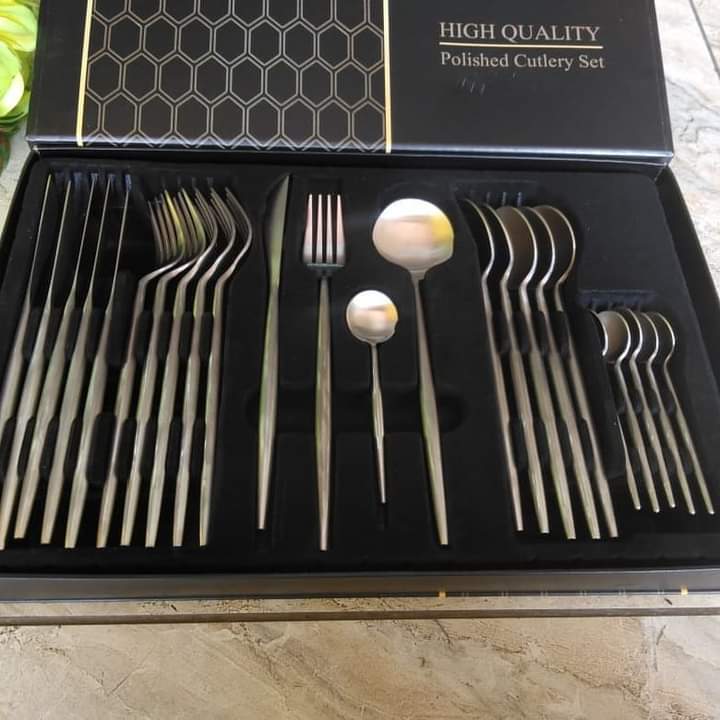 24pcs high quality cutlery set