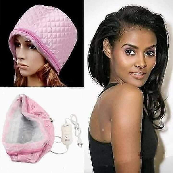 Electric Thermal Steaming and Treatment Cap for Home Hair Care