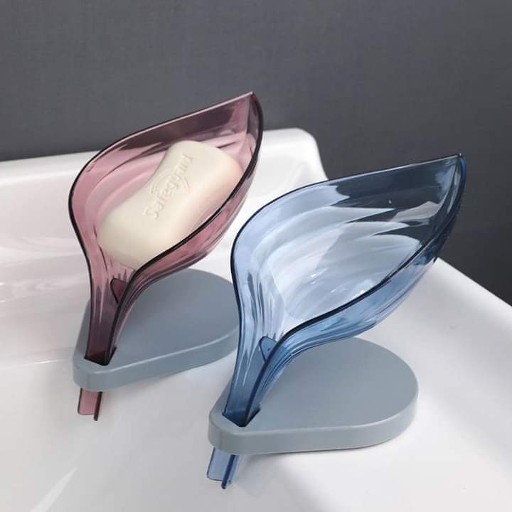 Leaf shape soap holder