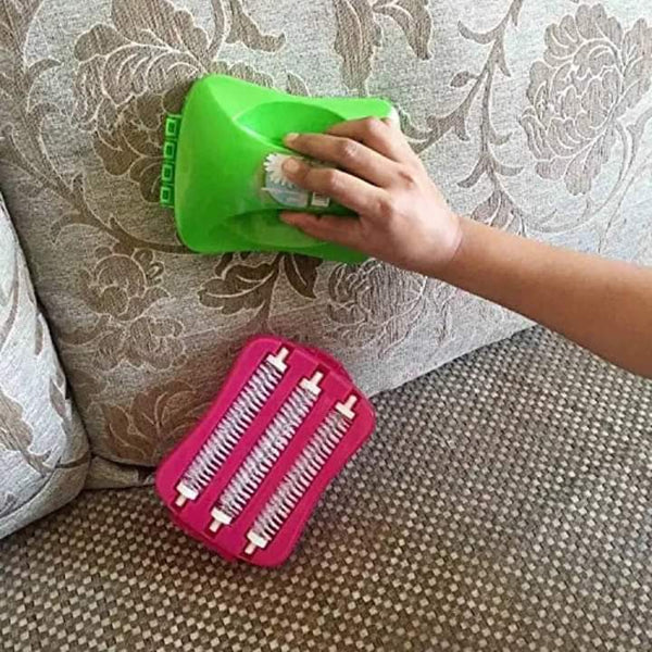 Handheld Triple Roller Carpet and Upholstery Sweeper