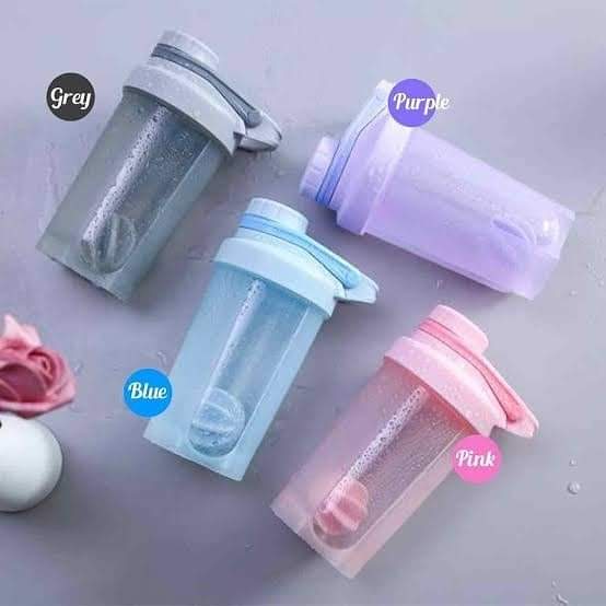 Gym sports protein shaker bottles