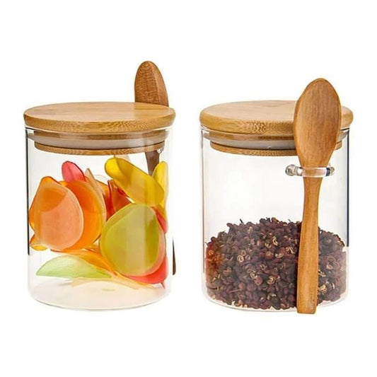 Glass jars