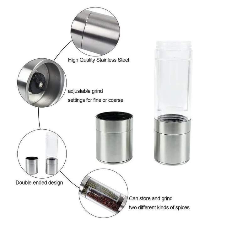 2 in 1 Salt and Pepper Grinder