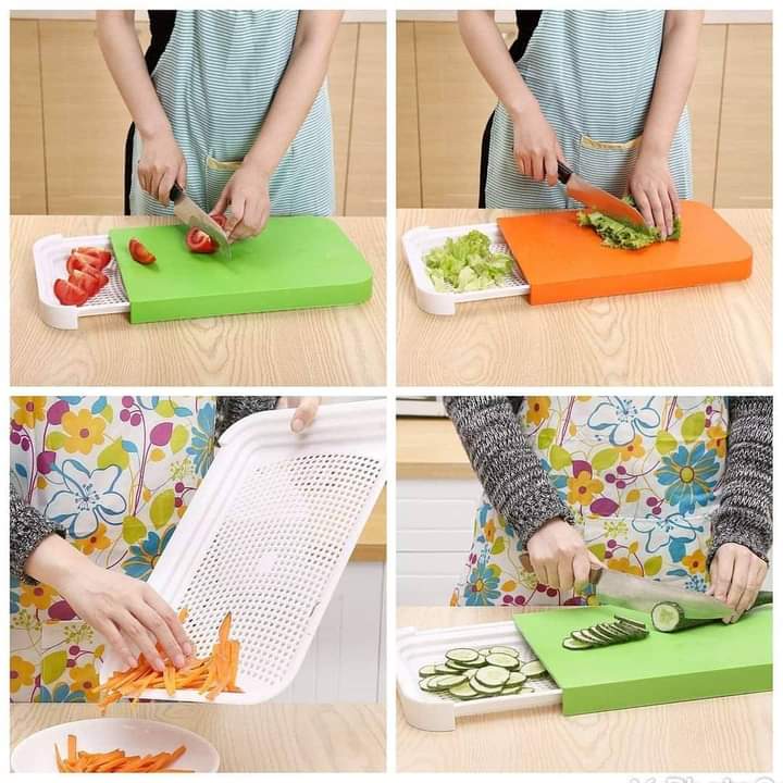 Sliding chopping board