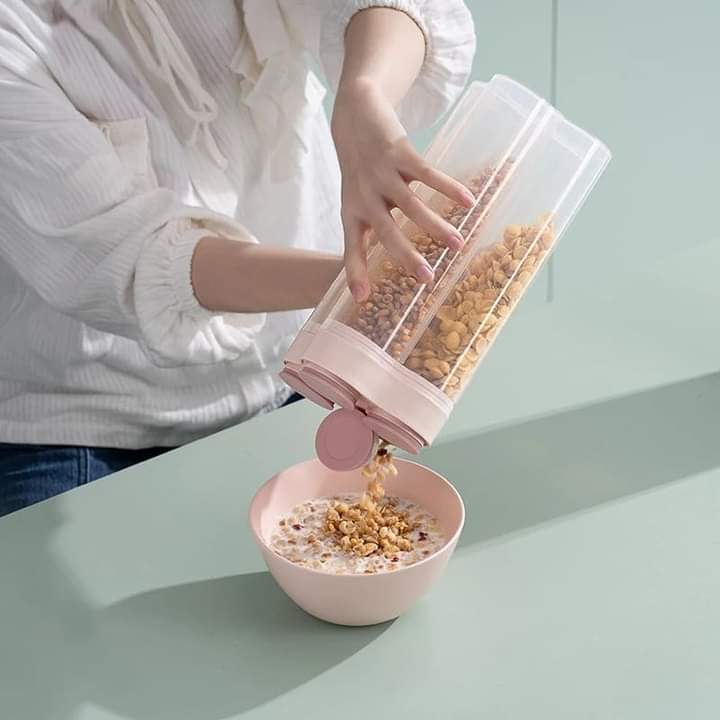 4 grid cereal containers