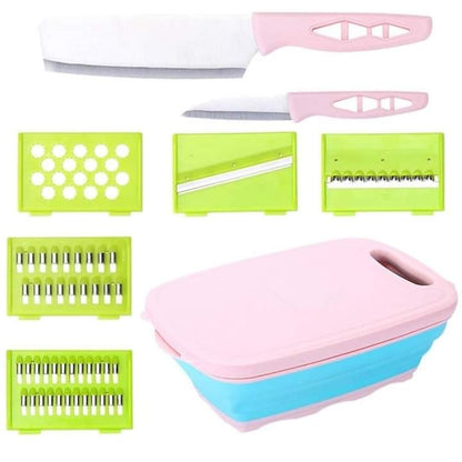Collapsable colander& chopping board