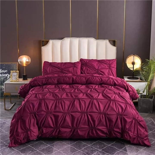 Hand crafted Jacquard duvet cover set