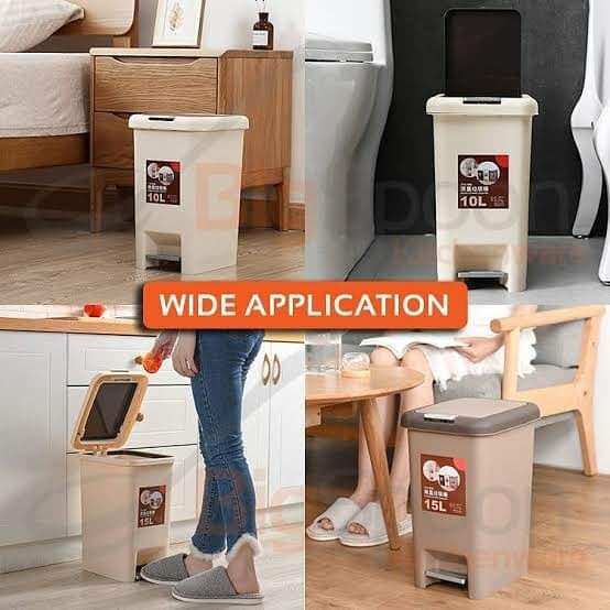 2 in 1 Pedal/push Dustbin