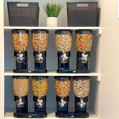 Double cereal dispenser