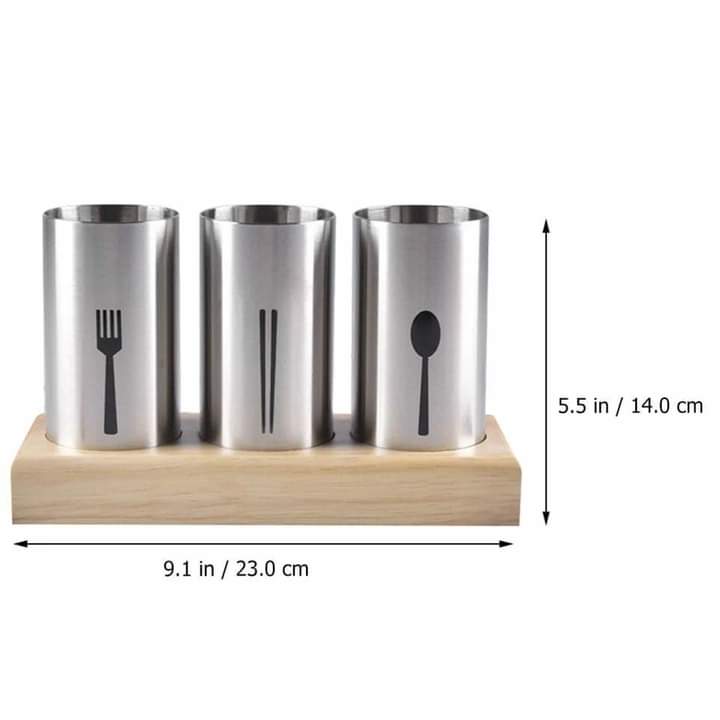 Kitchen cutlery storage container