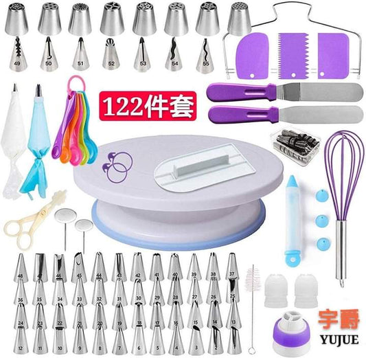 122 Piece cake decorating se