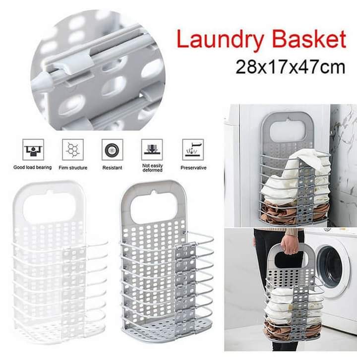 Foldable laundry basket