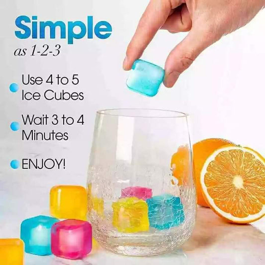 Reusable silicon ice cubes 30pc