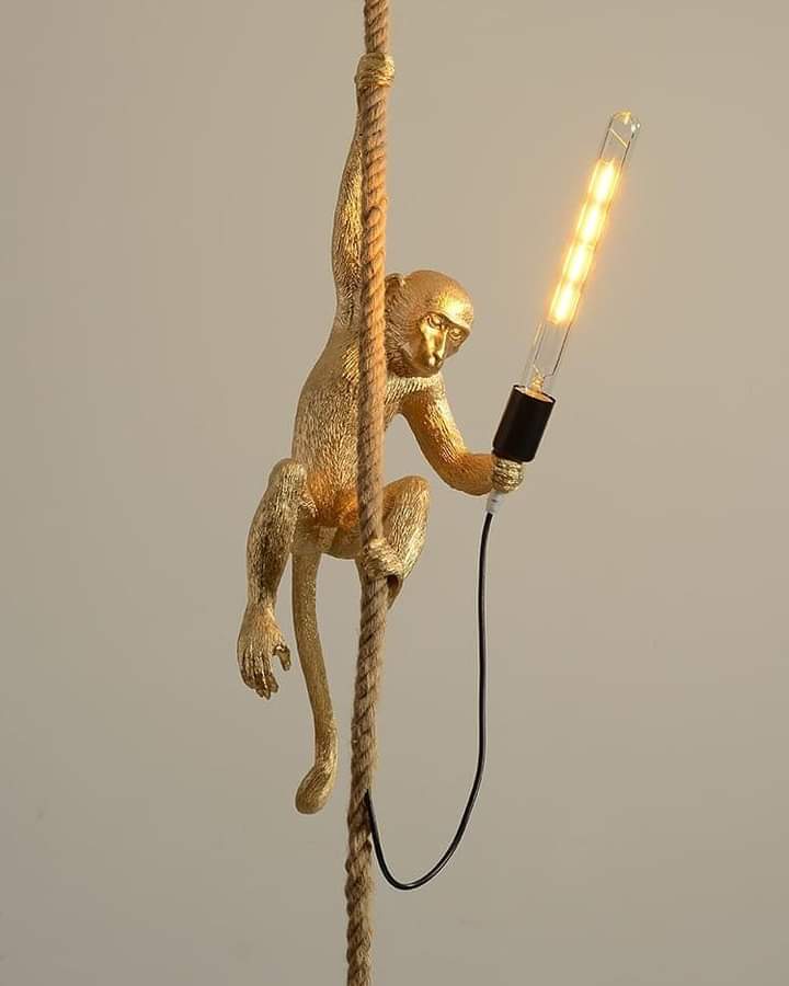 Vintage  Monkey Light Fixture