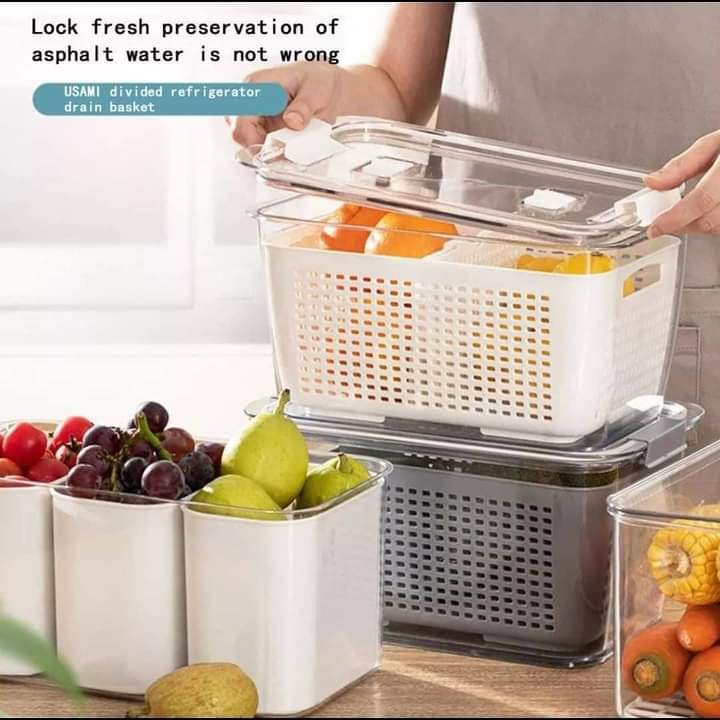 Fruits Storage Draining Container