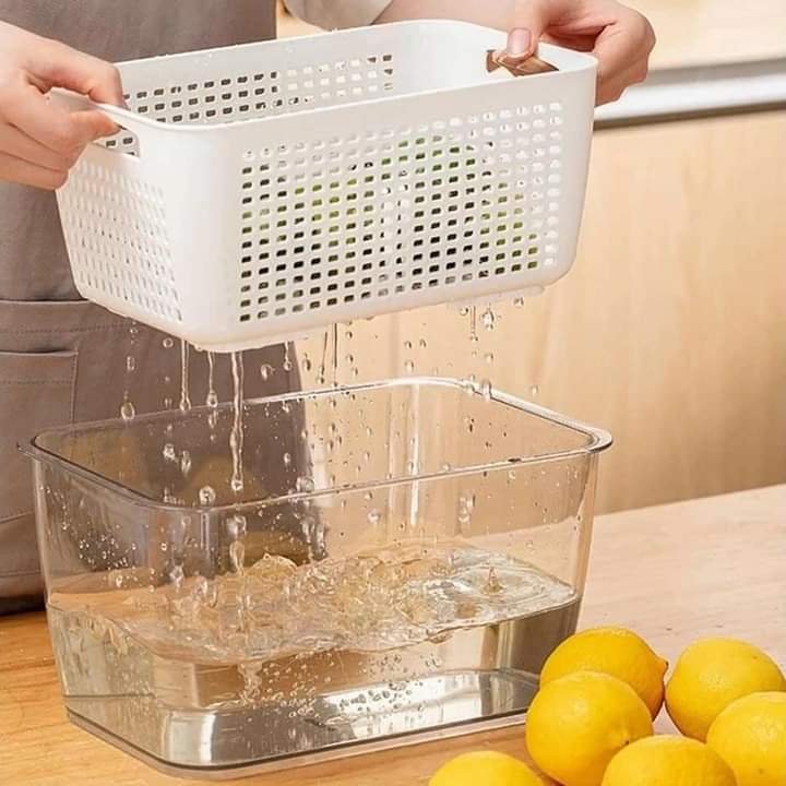 Fruits Storage Draining Container