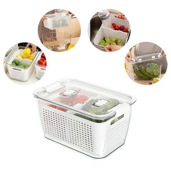 Fruits Storage Draining Container