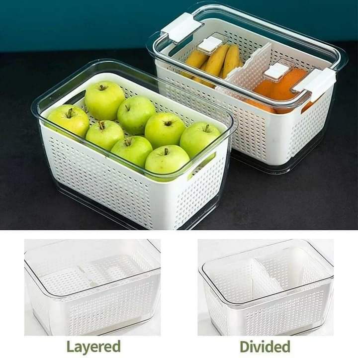 Fruits Storage Draining Container