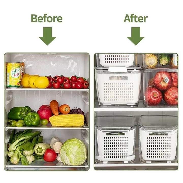 Fruits Storage Draining Container