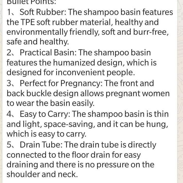 Foldable hair wash/rinse basin