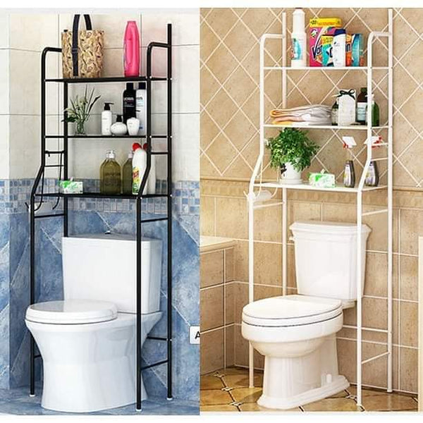 White over the toilet stand