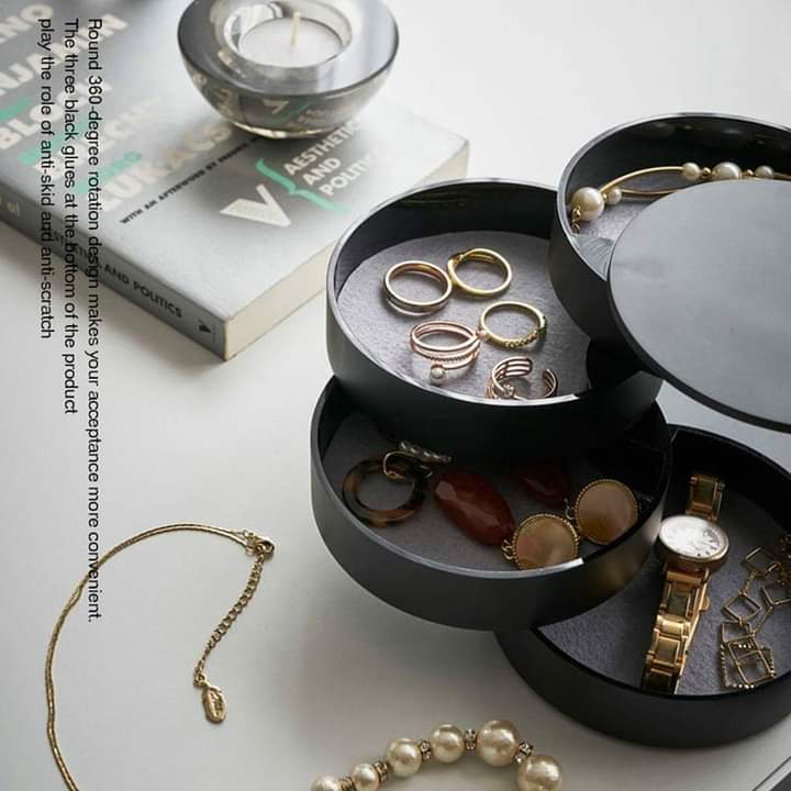 4 layered jewellery organizer