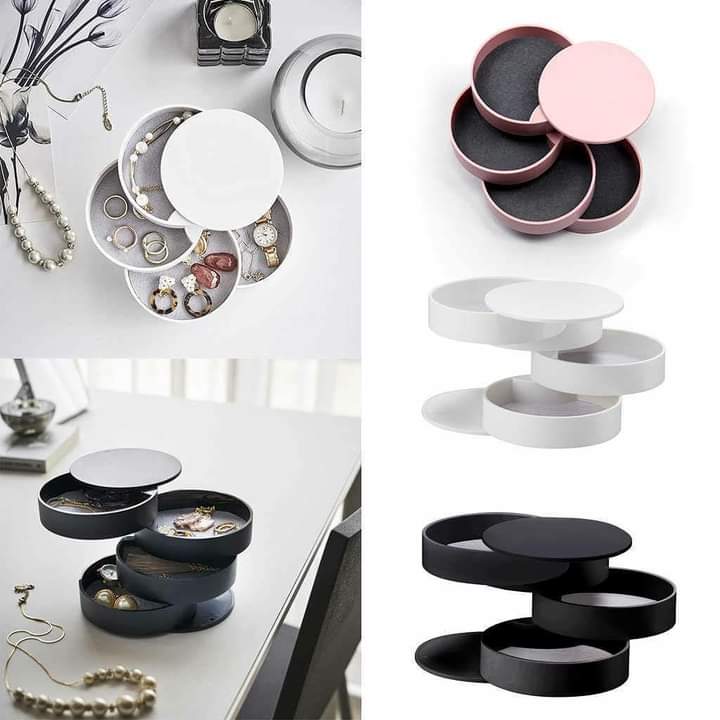 4 layered jewellery organizer