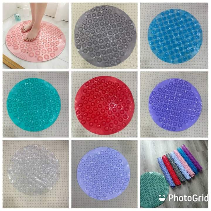 Round antislip bathroom mats