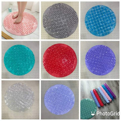 Round antislip bathroom mats