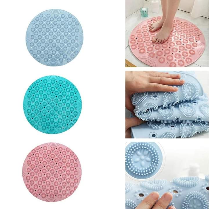 Round antislip bathroom mats