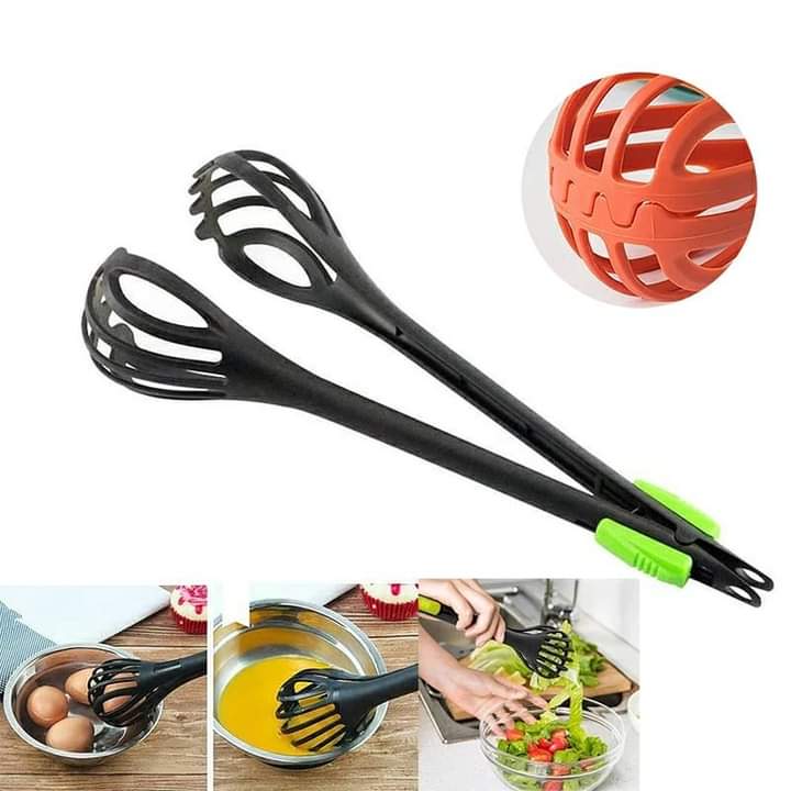 2 in 1 Egg beater/tong